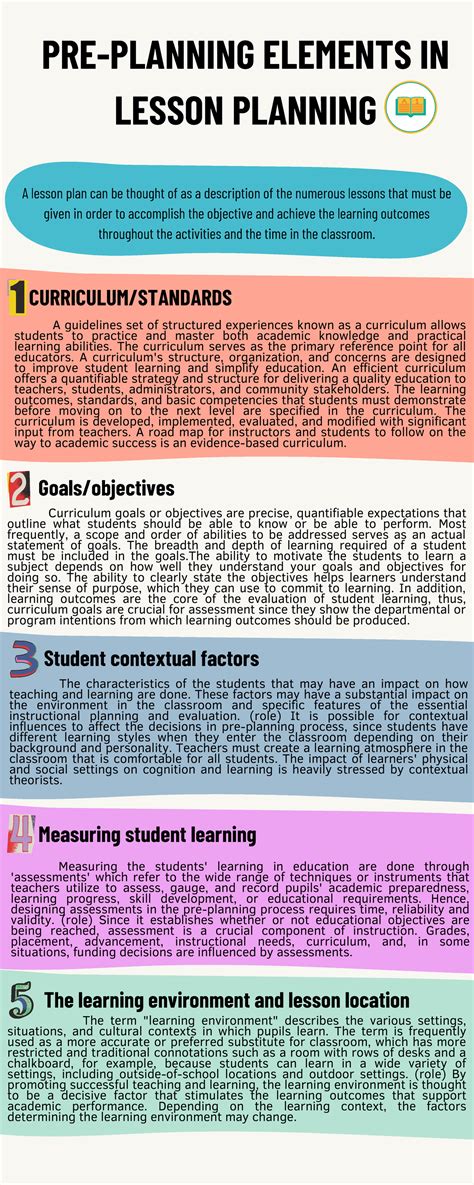 Lesson Preparation Standards .
